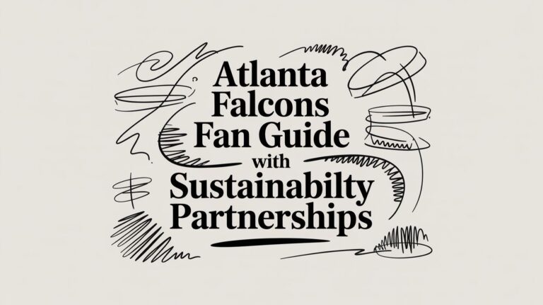 Atlanta Falcons Fan Guide with Sustainability Partnerships