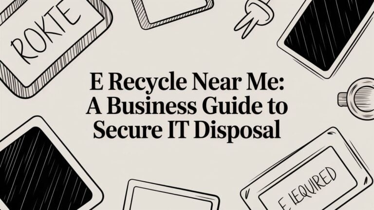 E Recycle Near Me: A Business Guide to Secure IT Disposal