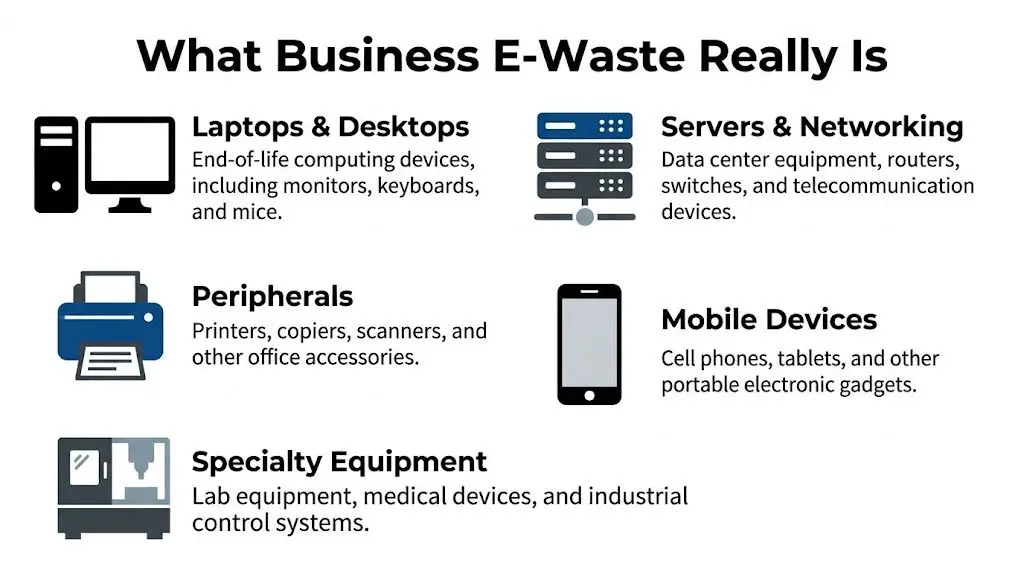 Business E Recycling: Secure Data & Value Recovery