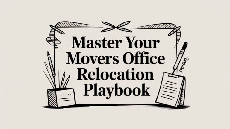 Master Your Movers Office Relocation Playbook