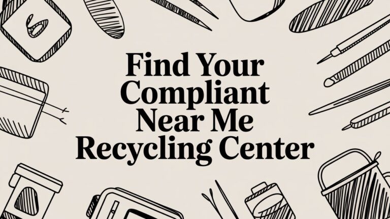 Find Your Compliant Near Me Recycling Center