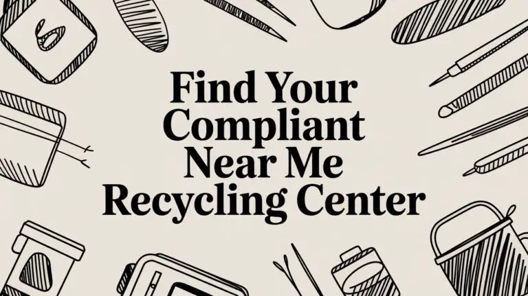 Find Your Compliant Near Me Recycling Center
