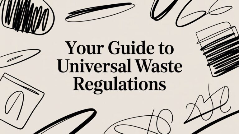 Your Guide to Universal Waste Regulations in 2026
