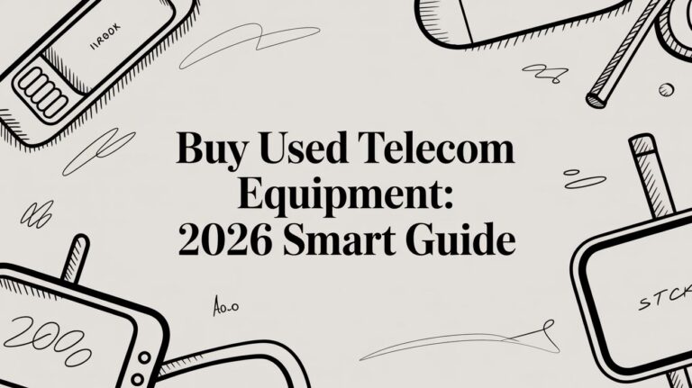 Buy Used Telecom Equipment: 2026 Smart Guide